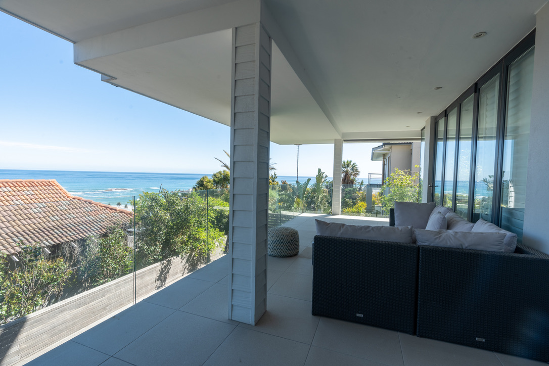 Balcony overlooking the Atlantic