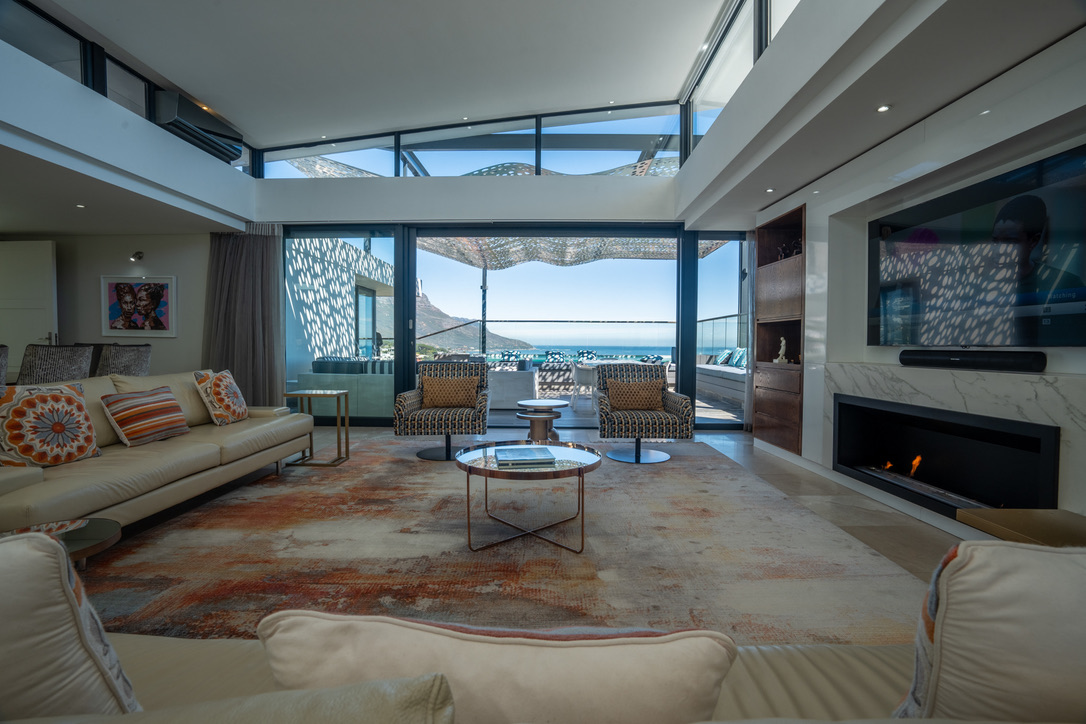 Sedgemoor Villa — main living area with Atlantic Ocean views
